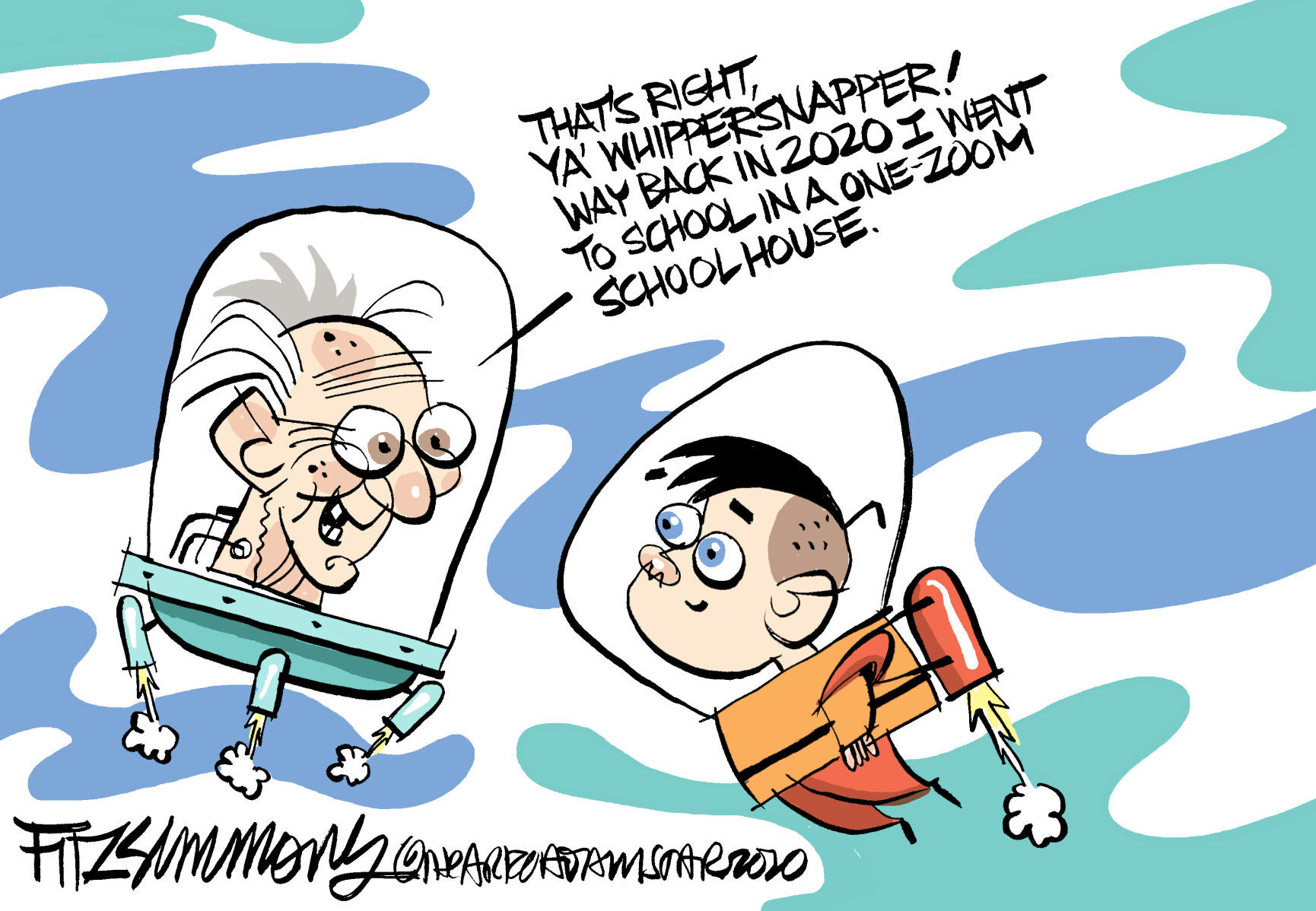Last Laugh: Zooming school
